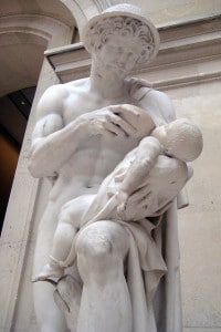 The self fulfilling prophecy: Oedipus in the arms of Phorbas.