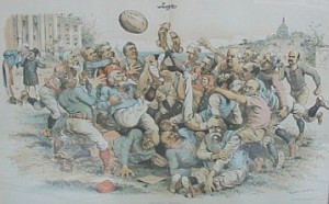 What can I do when both parties insist on kicking?, Judge magazine, 1889