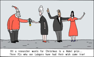 Labguru xmas comic