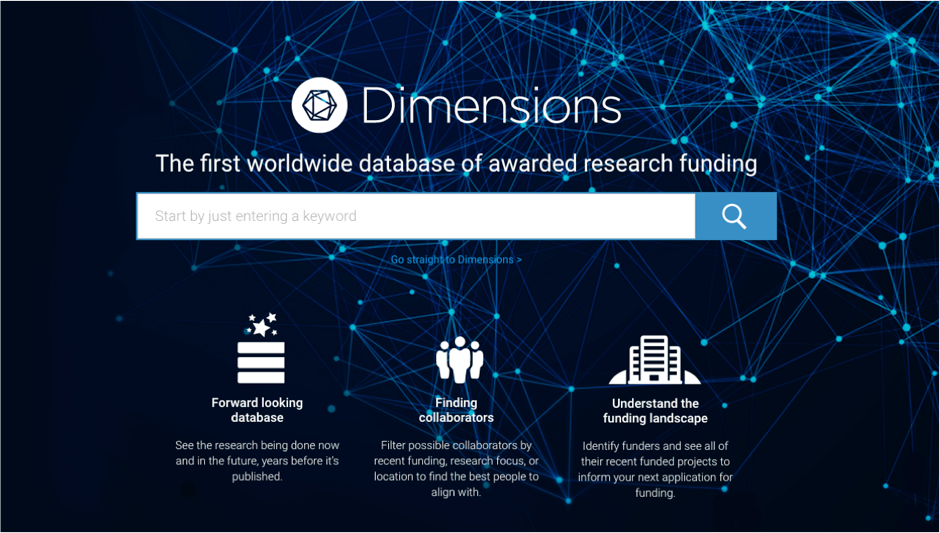 Dimensions for Researchers