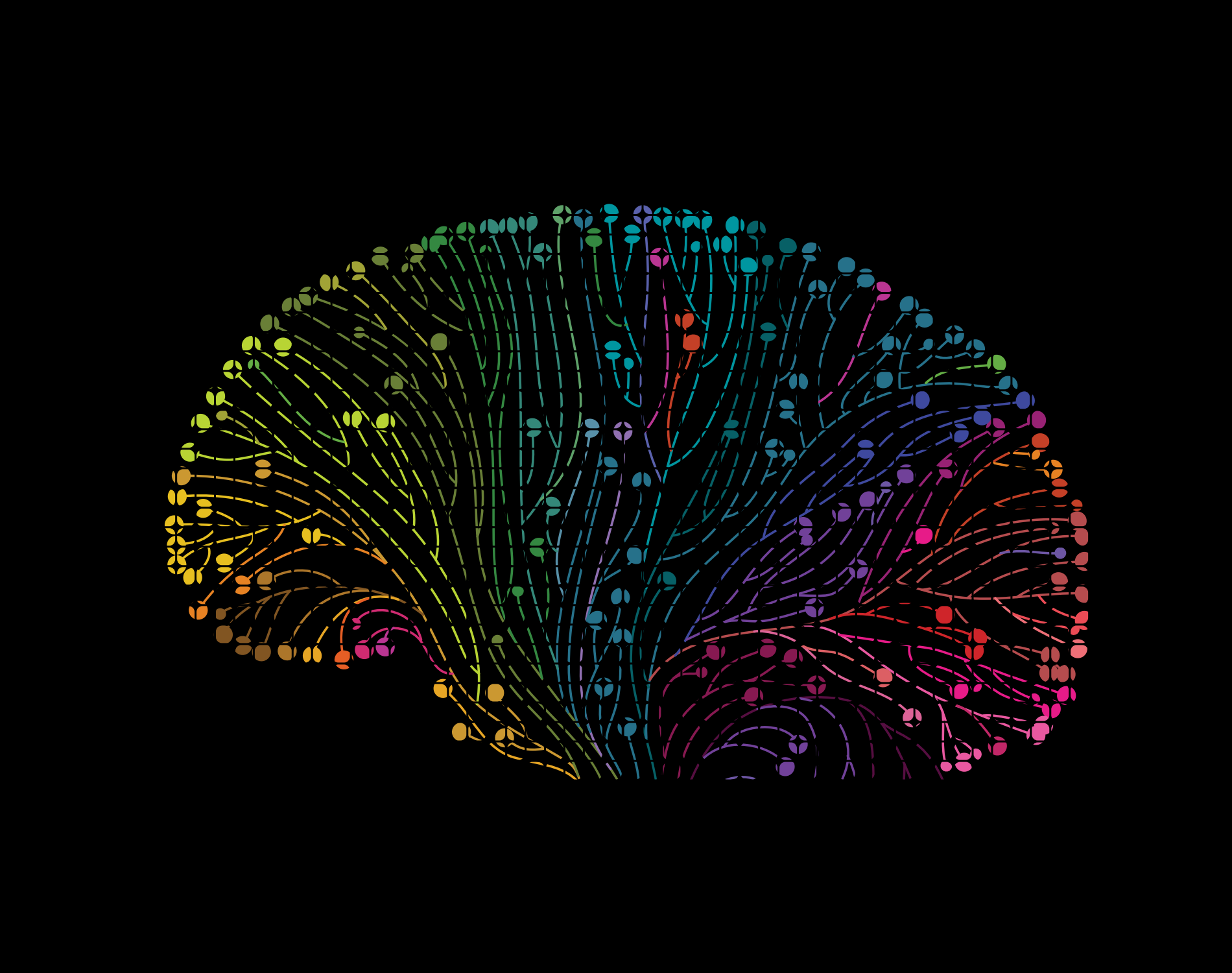 digital brain - illustration