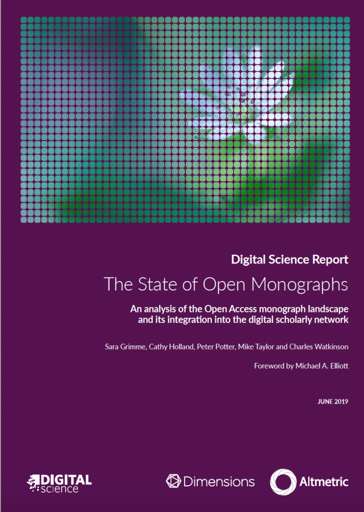 State of Open Monographs report cover