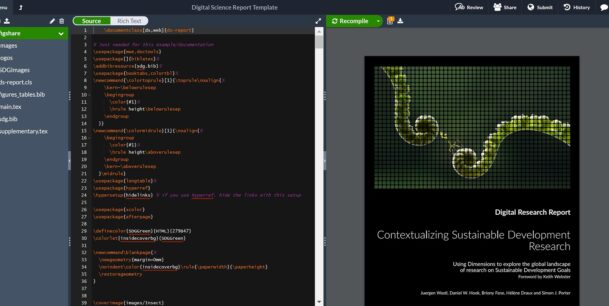 Digital Science Report in Overleaf