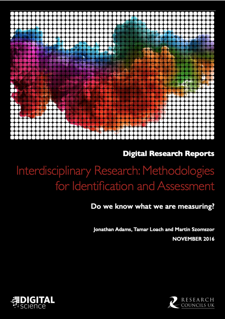 Interdisciplinary Research - Methodologies for Identification and Assessment