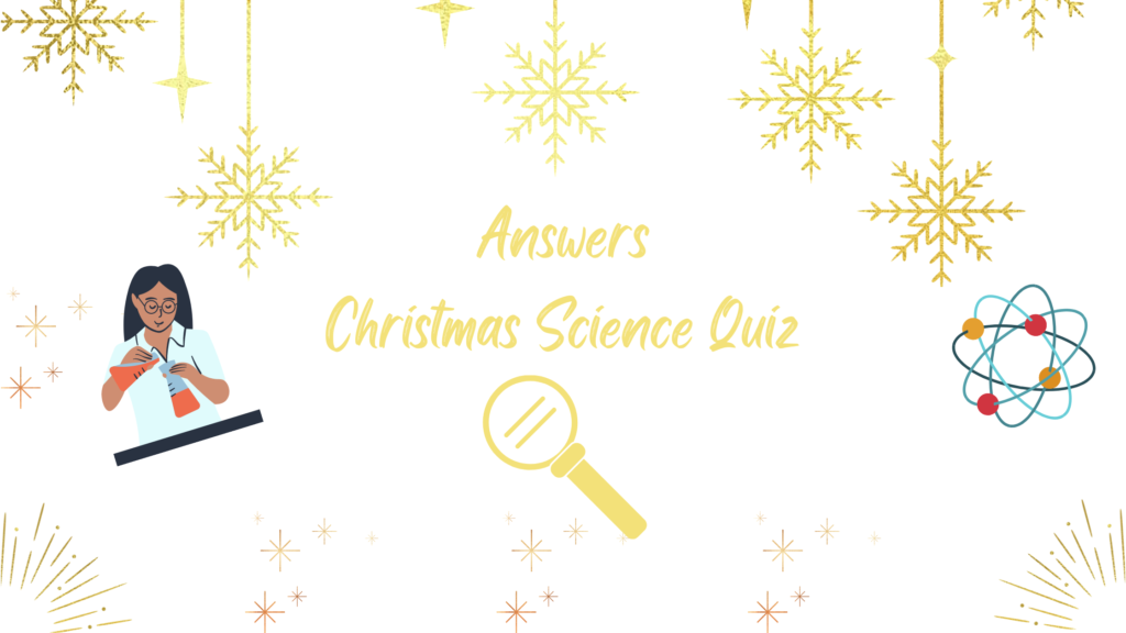 Answers to the Christmas Quiz