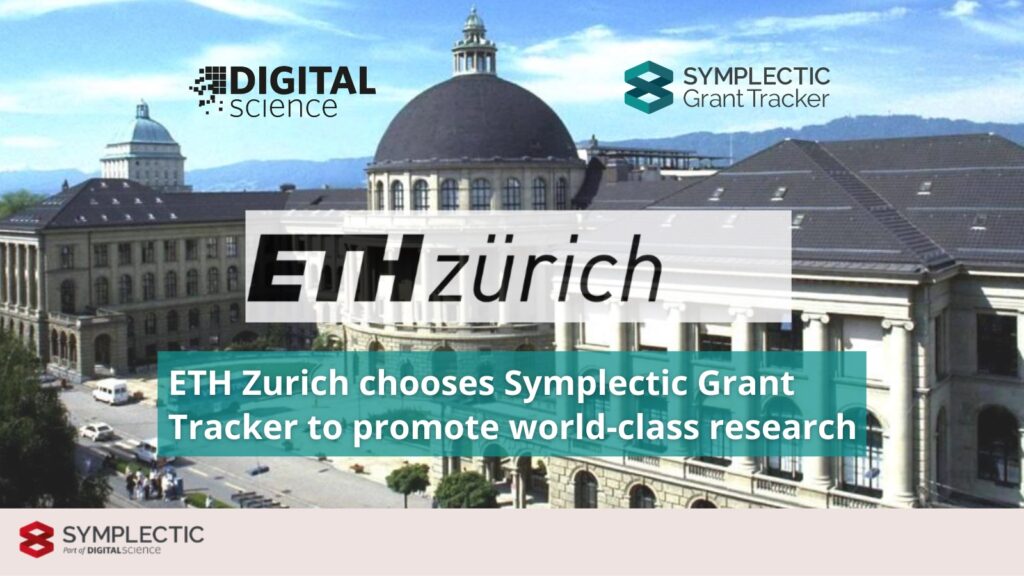 ETH Zurich Symplectic Grant Tracker announcement