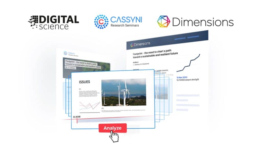 Digital Science / Cassyni / Dimensions graphic