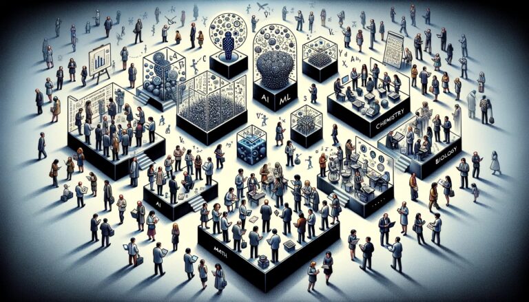 DALL•E rendering of AI siloed research