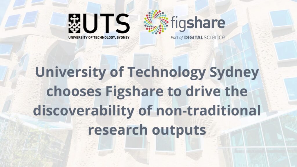 UTS Figshare NTROs announcement graphic