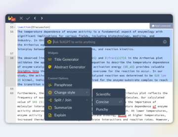 TeXGPT Writefull for Overleaf