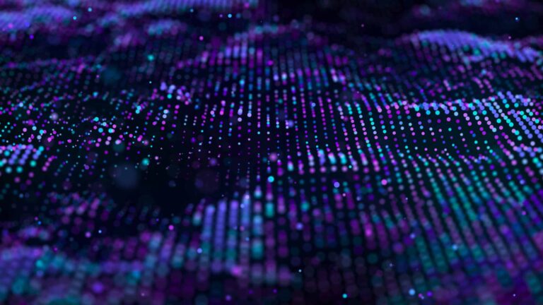 violet abstract lights illustration