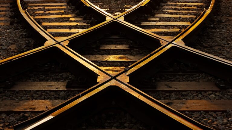 railroad track junction
