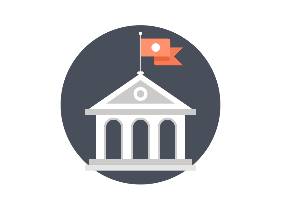 university building icon