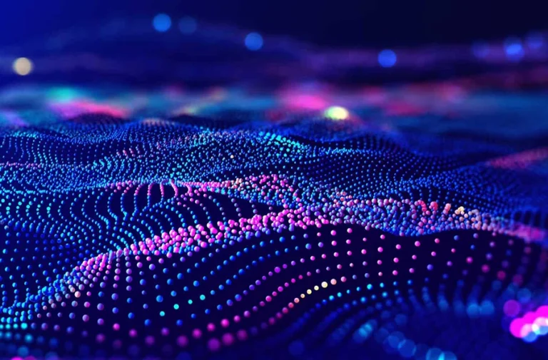 blue wave pattern