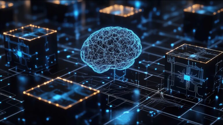 Digital brain on a digital background. REF readiness blog 2 - featured image