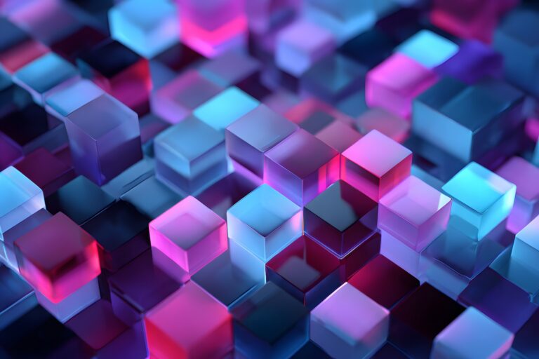 Concept graphic - colored blocks