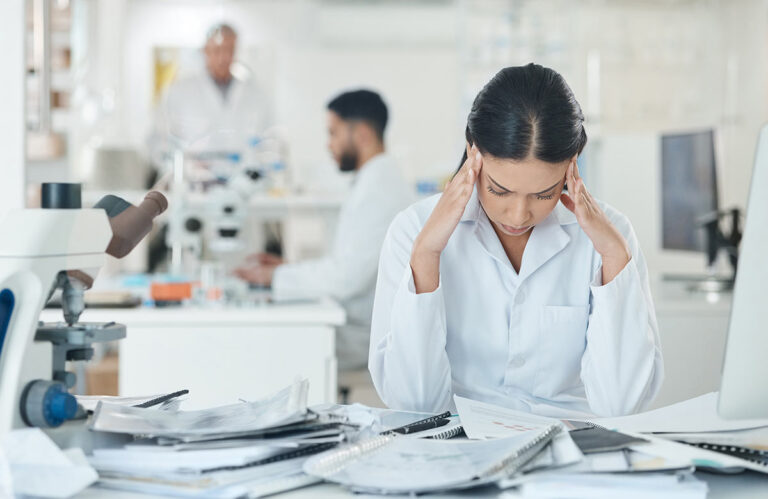 Frustrated researcher