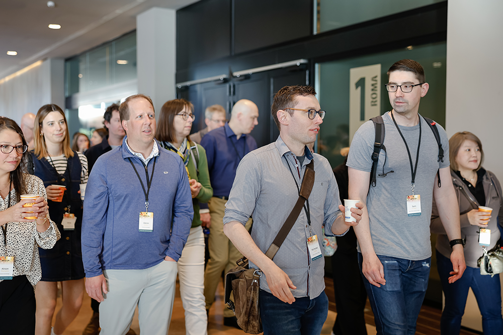 Digital Science employees at company retreat